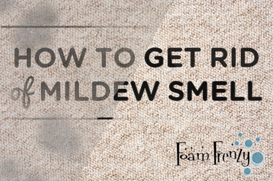 How do I get a mildew smell out of my stinky carpet?